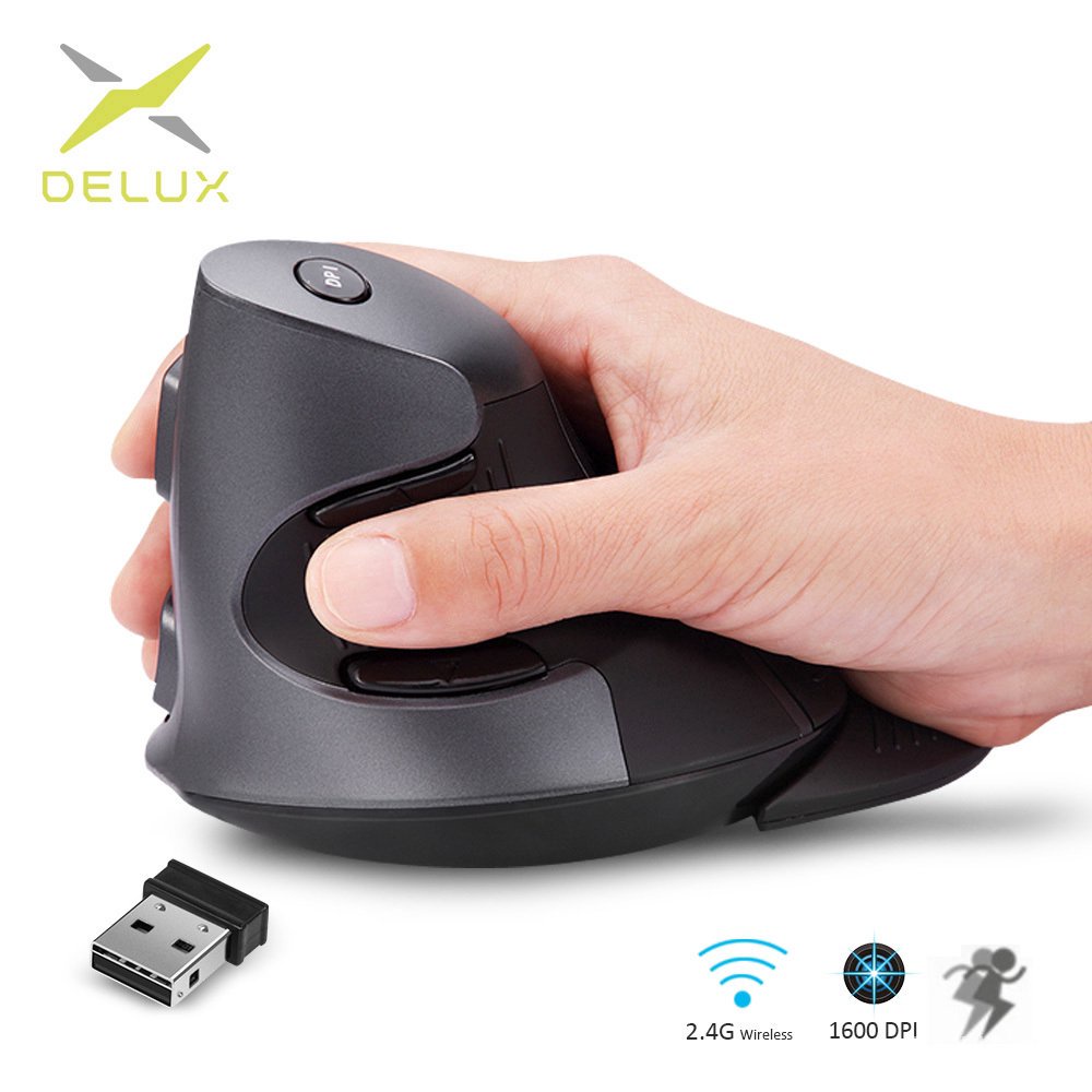 Chuột quang đứng chuyên game không dây USB thu tín hiệu thiết kế tiện dụng dành cho máy tính bàn/máy tính xách tay