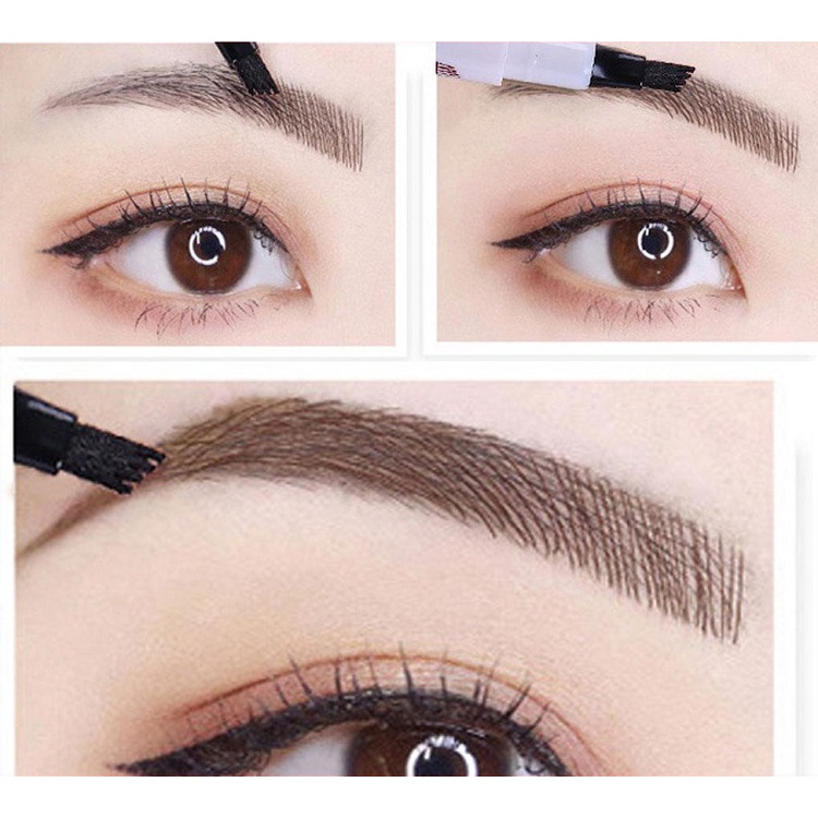 Bút chì kẻ mày phẩy sợi 4D Suake dạng nước tự nhiên-kháng nước