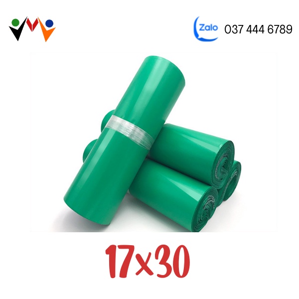 Xanh Lá | 17x30 [ SIÊU RẺ] Túi Đóng Hàng Chống Bóc