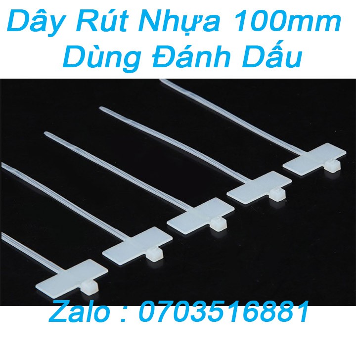 Dây Rút, Dây Thít Nhựa 3x100mm Dùng để đánh dấu đồ