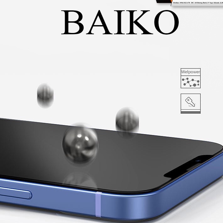 Kính cường lực iphone full màn kingkong baiko iphone 6/7/8/7plus/8plus/x/ xs/xsmax/11/12/13/14/pro/plus/promax/max BAIKO