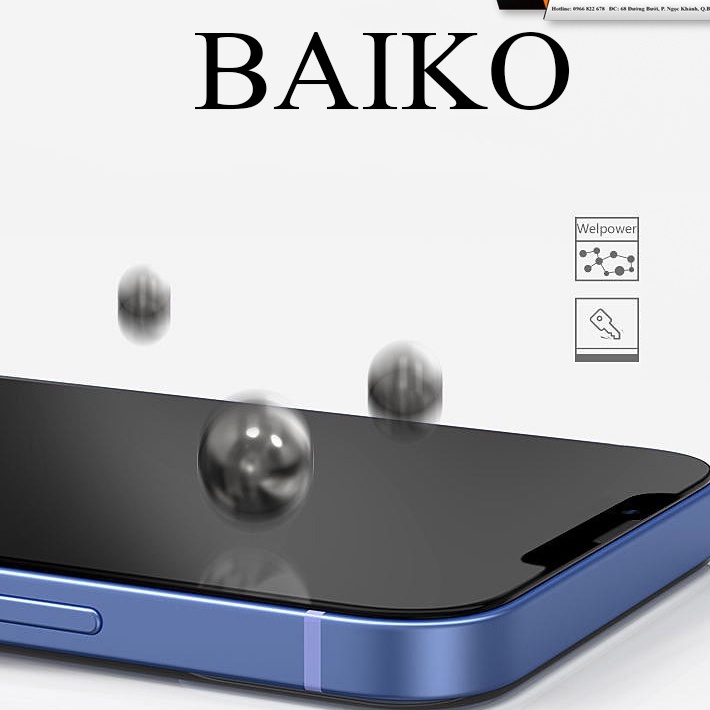 Kính cường lực iphone full màn kingkong baiko iphone 6/7/8/7plus/8plus/xs/xsmax/11/12/13/14/15/pro/plus/promax/max BAIKO