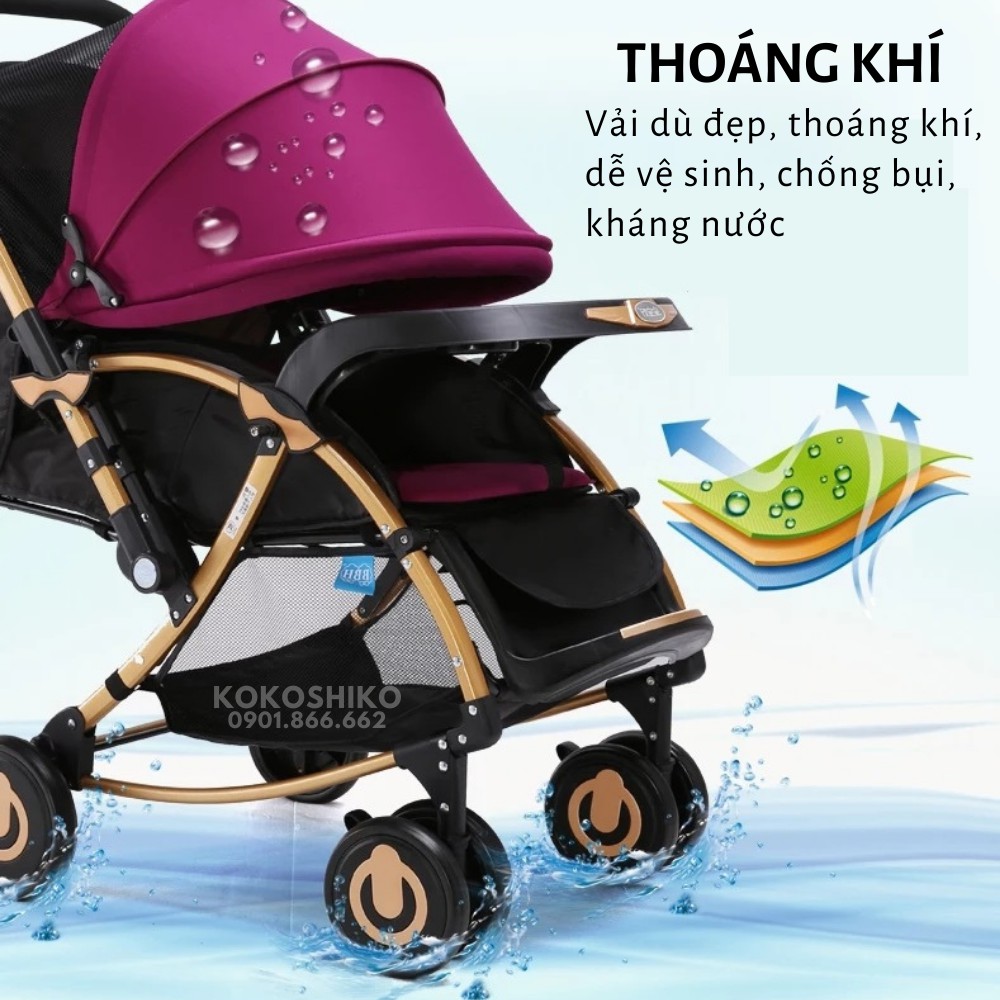 Xe đẩy hai chiều cho bé Baobaohao C3