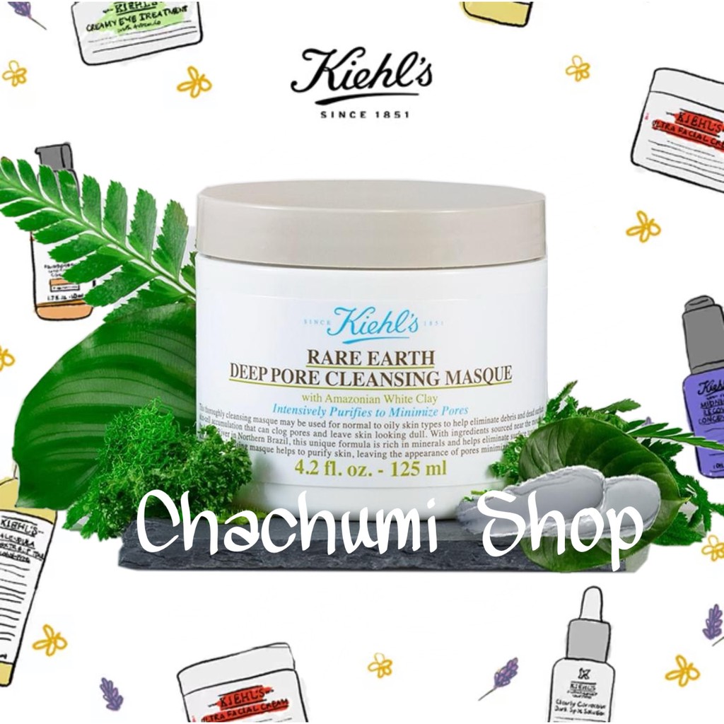 Mặt nạ đất sét Kiehls rare earth deep pore cleansing masque