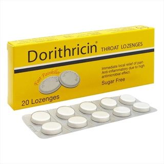 Viên ngậm Dorithricinkhông đường - Kháng khuẩn, giảm đau rát họng