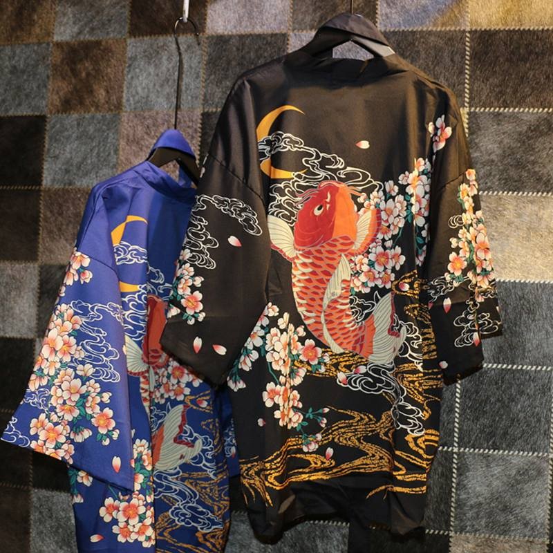 Haori/kimono cá Koi