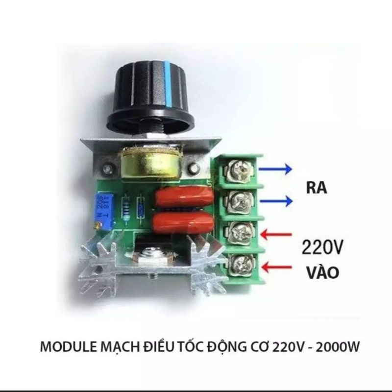 TRIẾT ÁP - MẠCH dimmer 2000W - loại 220v