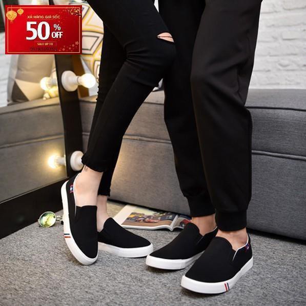 Free⚡Ship Giày lười & Giày mọi nam Vải Cotton Mềm Mịn Có Size Nam Và Nữ - 2633