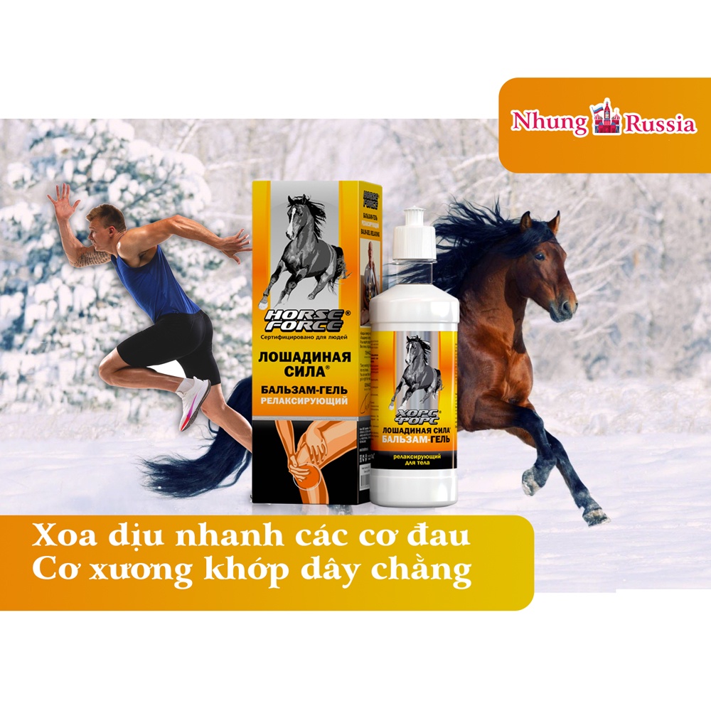 Cao Ngựa Horse Force 500ml của Nga