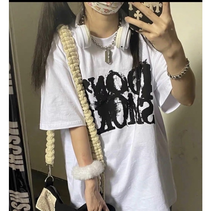 Áo phông I DON’T chữ nhoè TH6