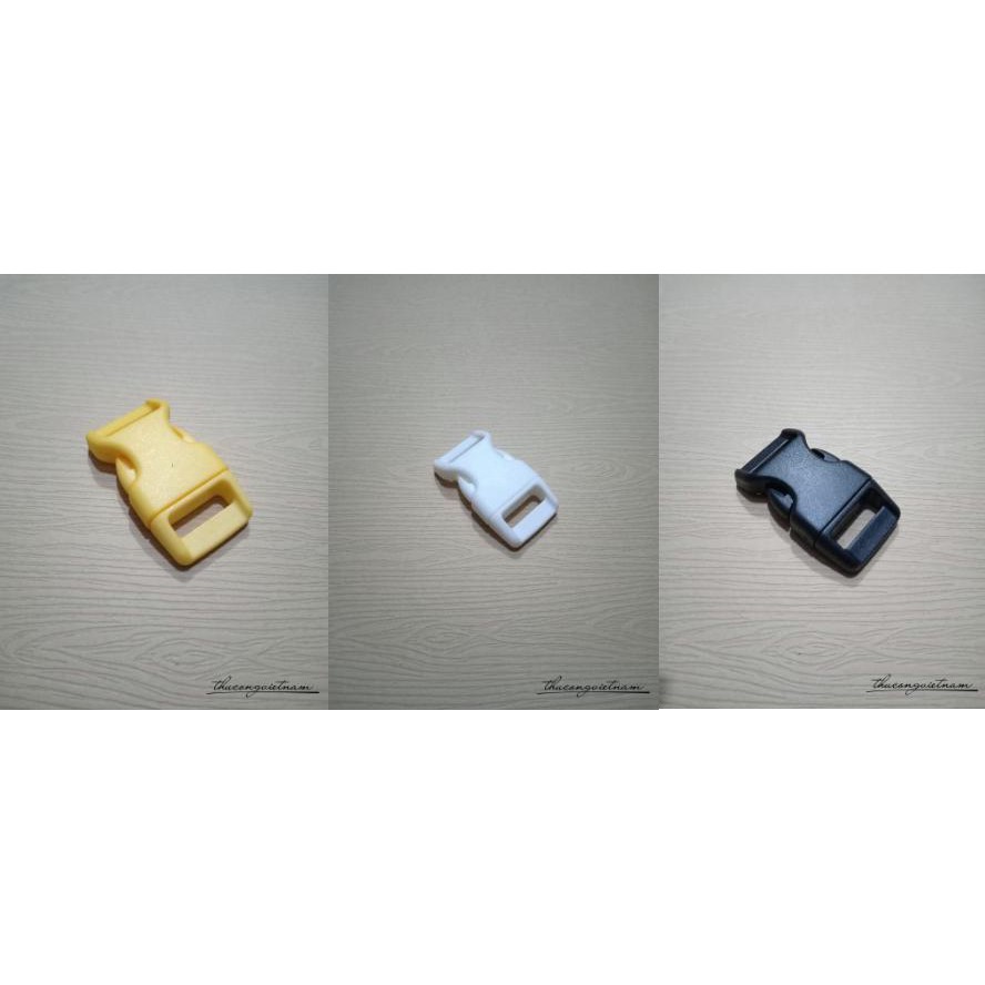 Khóa paracord nhựa cong 2cm