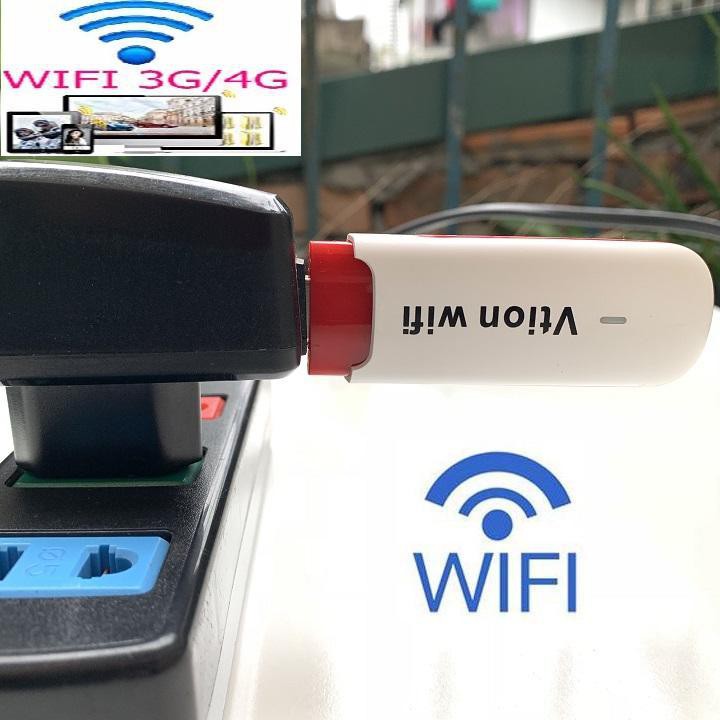 Cục Phát Wifi Từ Sim 3G 4G Vtion - Usb Phát Wifi Di Động - vtion bản nâng cấp cấu hình khủng