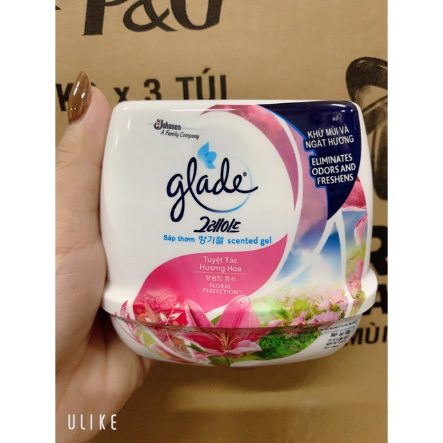 Sáp thơm để phòng khử mùi glade 180g có 3 mầu như hình