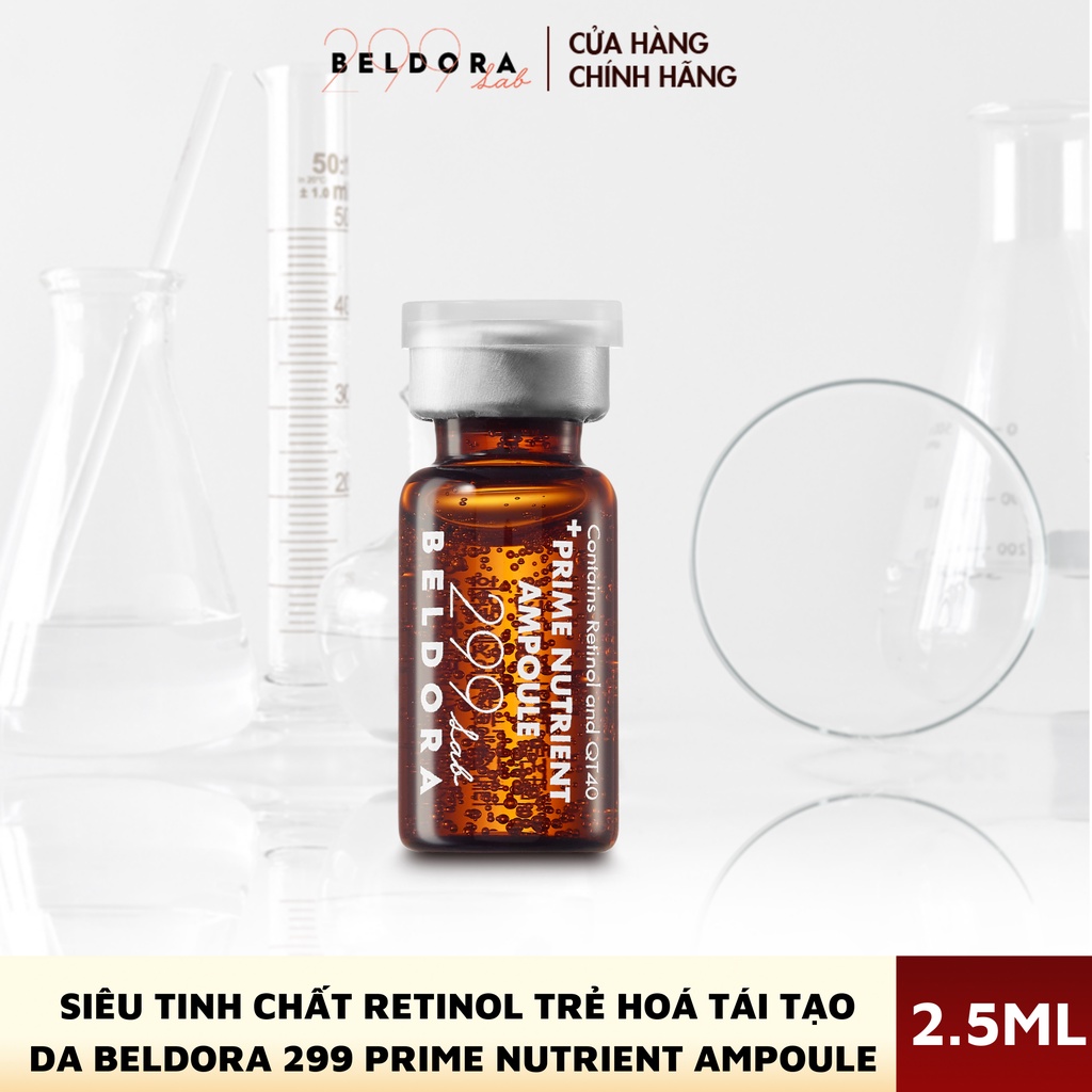 SIÊU TINH CHẤT RETINOL TRẺ HOÁ TÁI TẠO DA BELDORA 299 PRIME NUTRIENT AMPOULE 2.5ML
