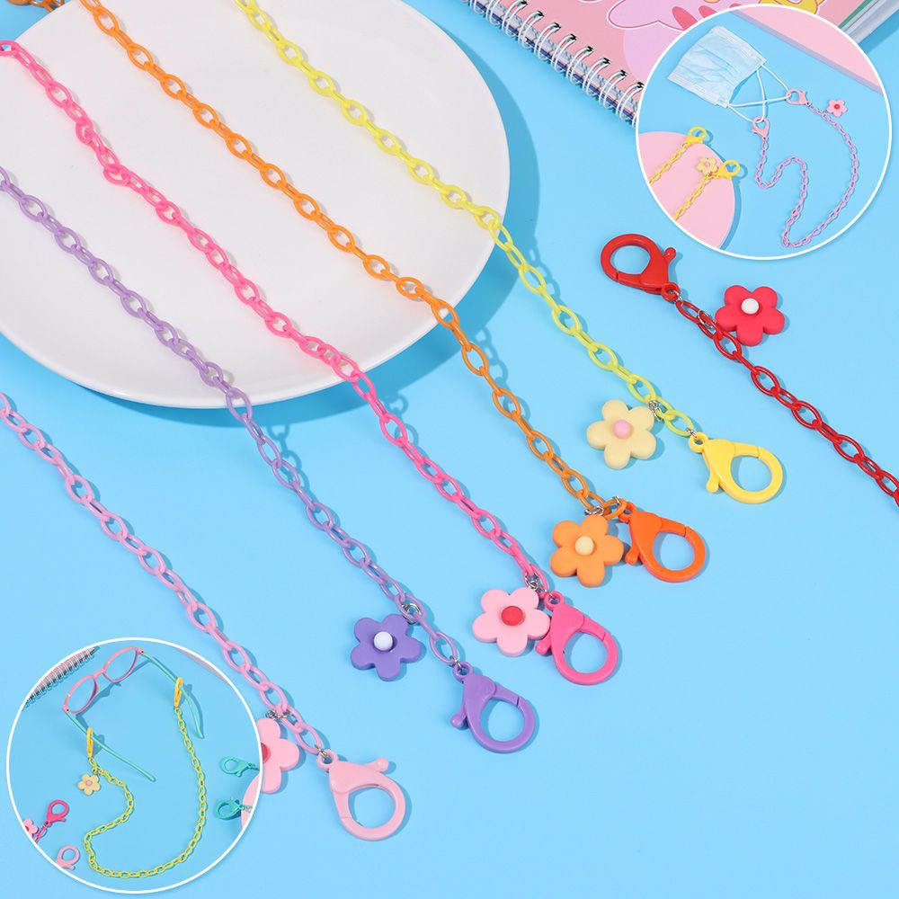 Dây đeo mắt kính bằng acrylic chống trượt nhiều màu tùy chọn tiện dụng cho học sinh / văn phòng