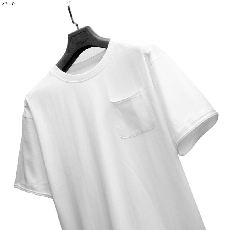 Áo Thun Trơn Basic Unisex Cổ Tròn Chất Liệu Cotton - ARLO
