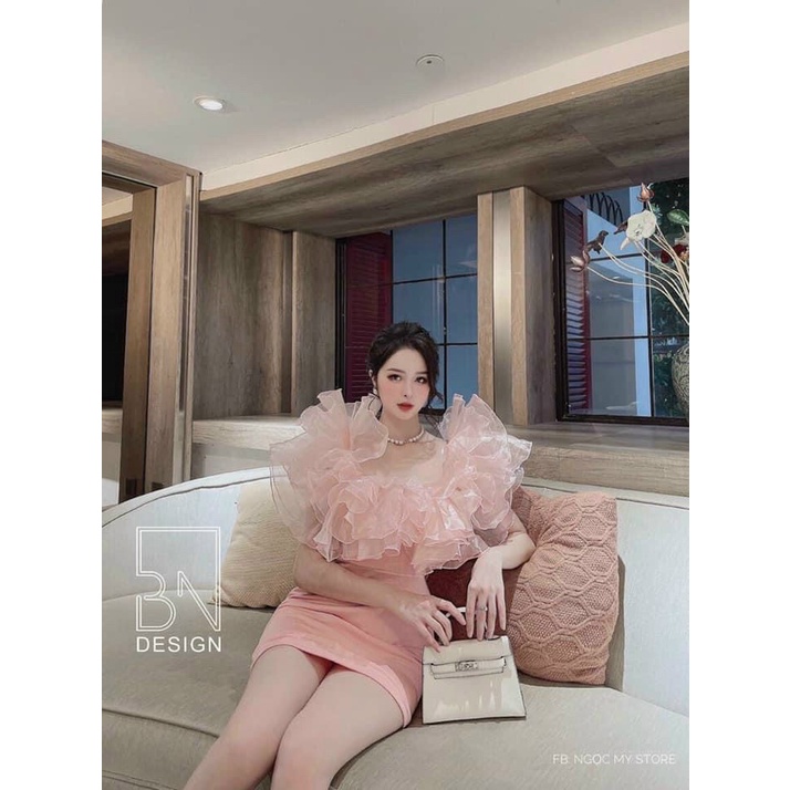 (Free ship) ĐẦM UMI PHỐI VOAN KIẾNG CỰC SEXY UP hhp