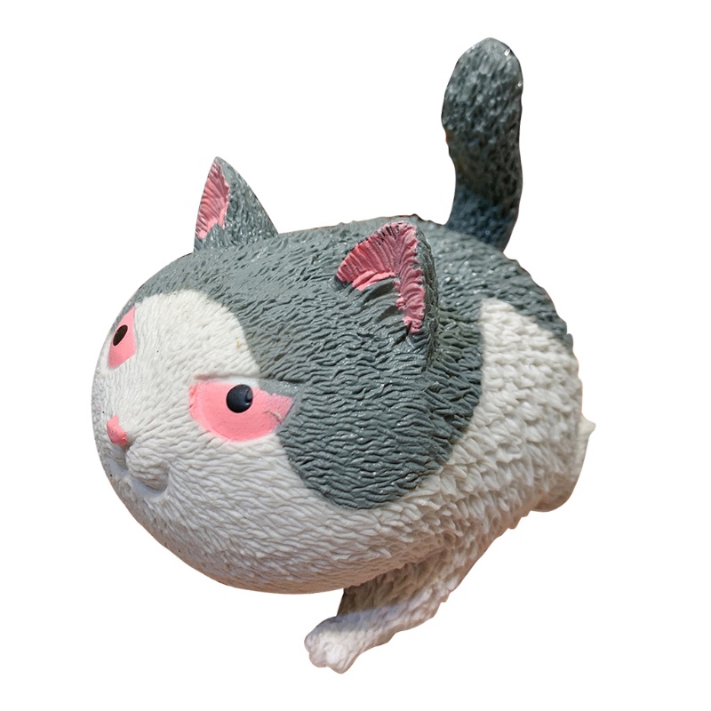 Đồ chơi nắn bóp đàn hồi giảm stress hình chú mèo nhiều màu sắc tùy chọn