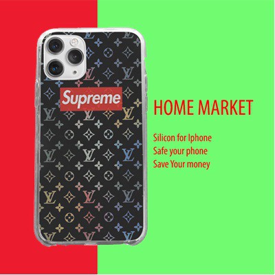 ỐP lưng IP LV đẳng cấp đen Homemarket chống sốc IPhone 5 6 7 8 Plus X Xmas 11 12 Pro Mini SUPPOD00307