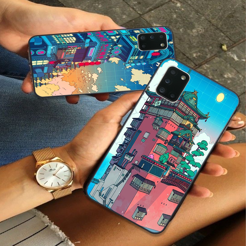 Bộ ốp lưng Samsung A31 / A51 / A71 phong cảnh Anime cực lung linh, thơ mộng. Ốp lưng SS chính hãng RẺ - BỀN - ĐẸP