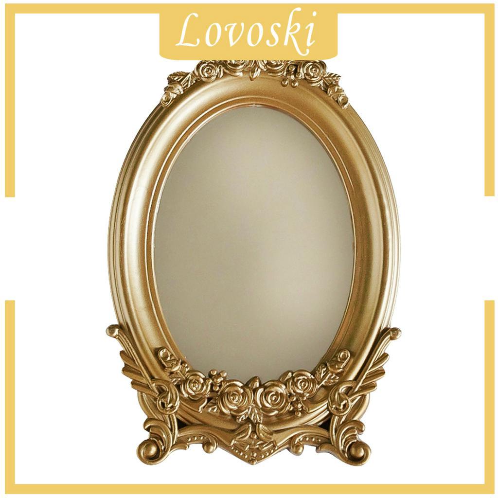 Khay Đựng Đồ Trang Điểm Có Gương Tiện Dụng Kích Thước 17x24cm