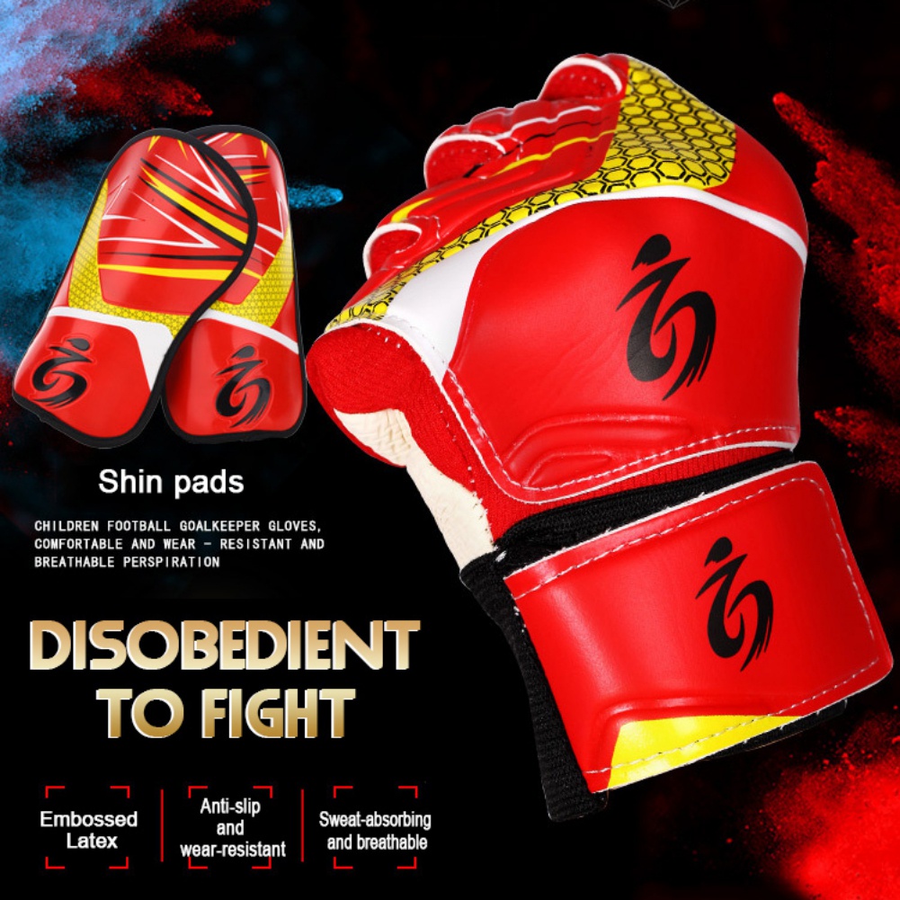 Găng Tay Thủ Môn Mềm Mại Chuyên Dụng Cho Bé 5-16 Tuổi