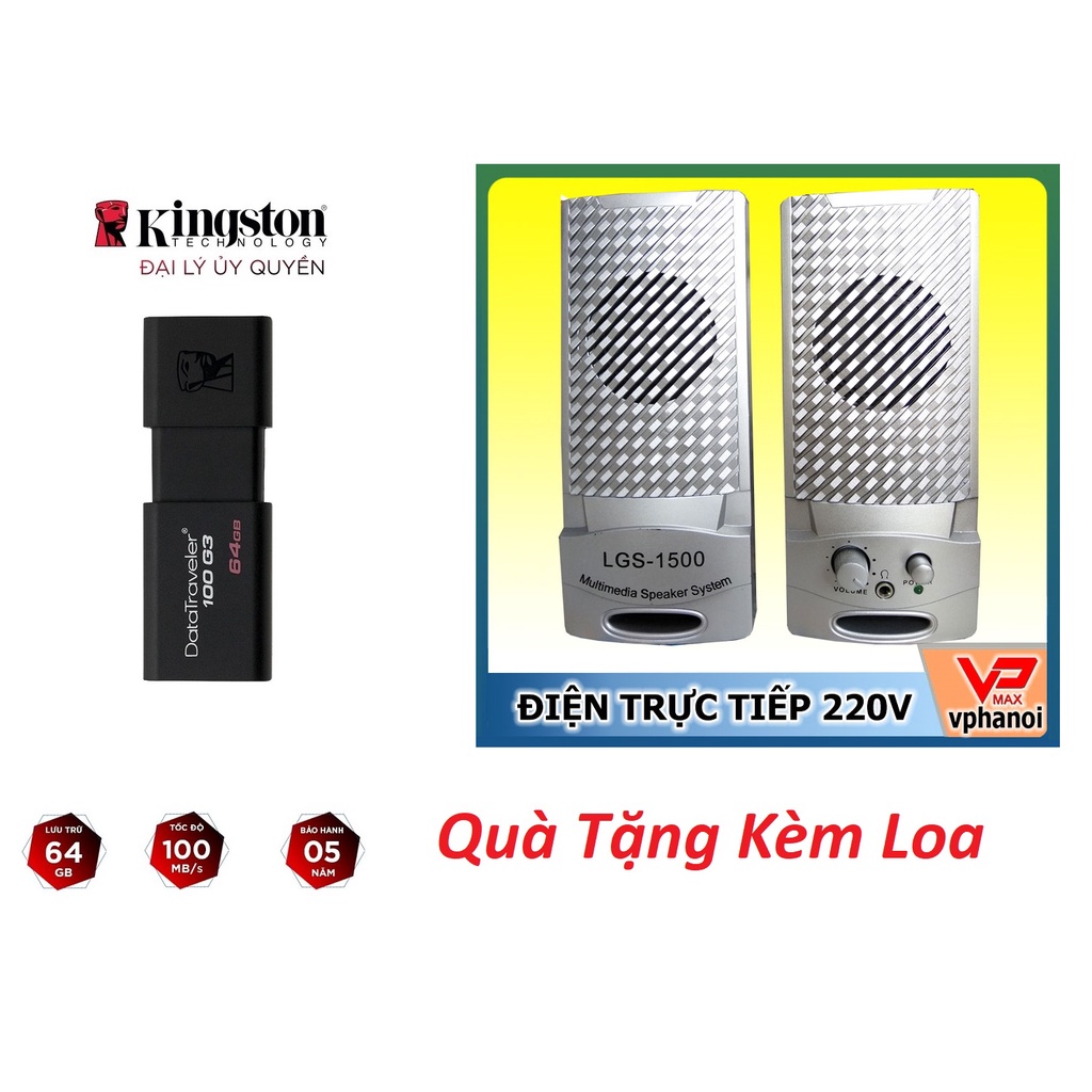 { Combo 10 tặng kèm Loa LS1500 } Usb Kingston 32Gb 64Gb bảo hành 5 năm FPT chính hãng