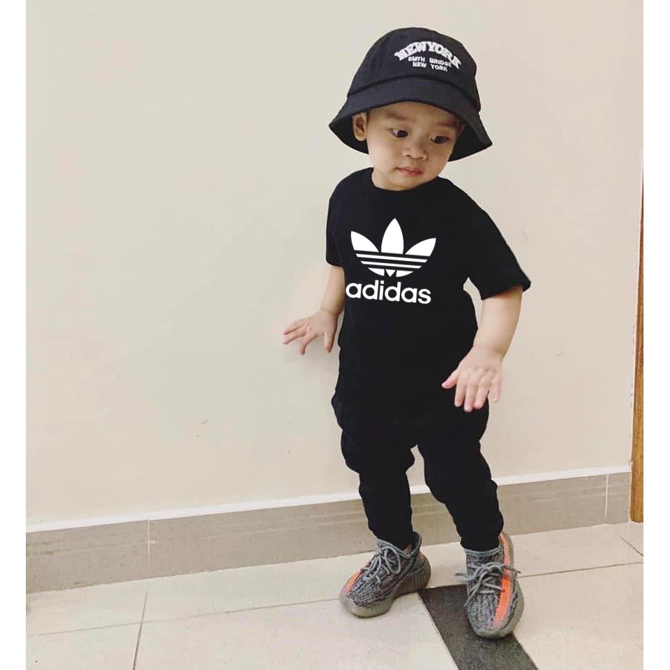 Áo thun trẻ em Adidas 100% Cotton, an toàn cho bé, mềm mại, thoáng mát, co giãn 4 chiều, thấm hút mồ hôi cực tốt
