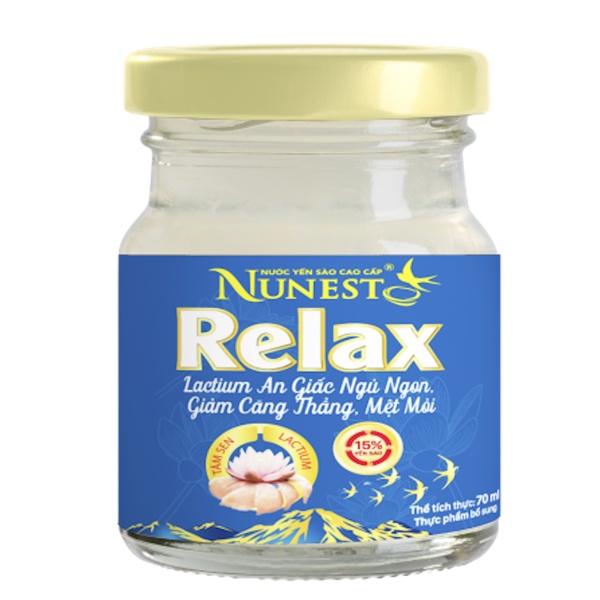 Hộp nước yến NUNEST RELAX (6 lọ x 70ml)