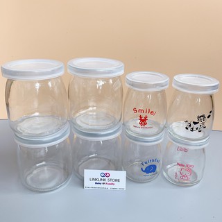 SET 12 HŨ THỦY TINH LÀM PUDDING, SỮA CHUA