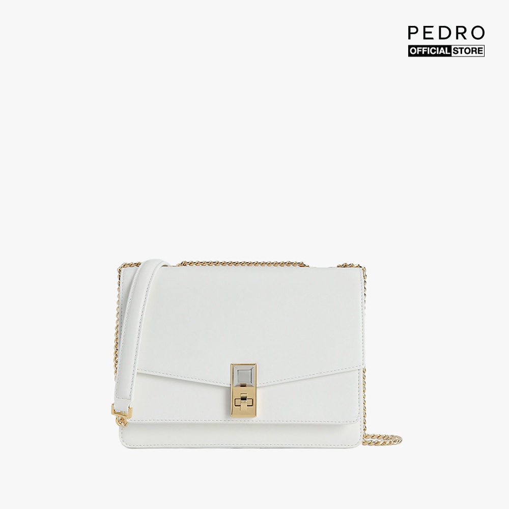 PEDRO - Túi đeo vai nữ chữ nhật nắp gập Croc Effect PW2-75210011-4-41