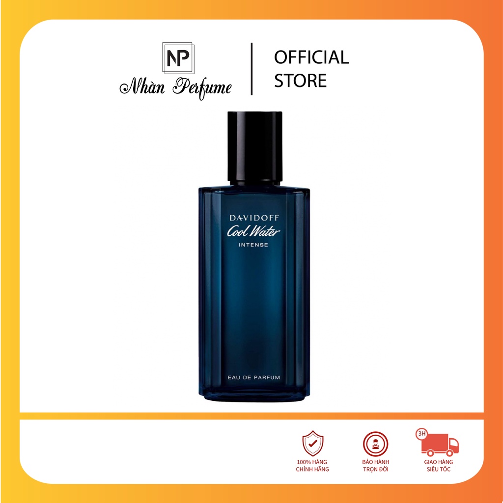 Nước hoa nam Davidoff cool water intense EDP - EDP 125ml chính hãng video tự quay