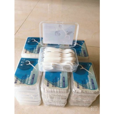 Hộp 50 Tăm Chỉ Nha Khoa Vệ Sinh Răng Miệng