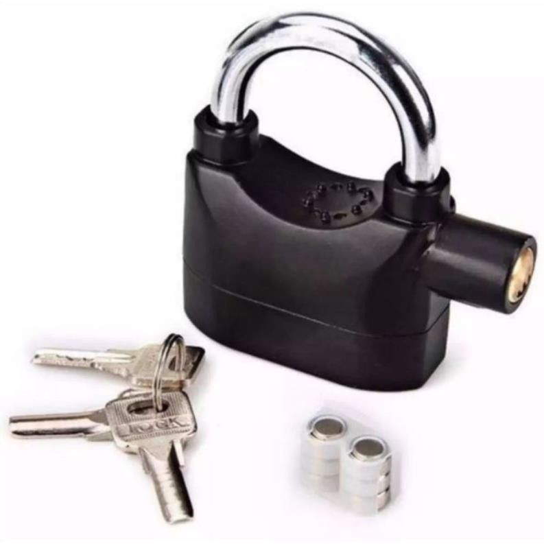 Khóa chống trộm xe máy, nhà. Có còi báo động. Siêu bền, siêu khỏe, siêu chắc.