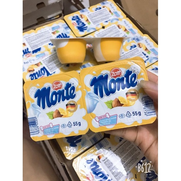 VÁNG SỮA MONTE - VỈ 4 HỘP