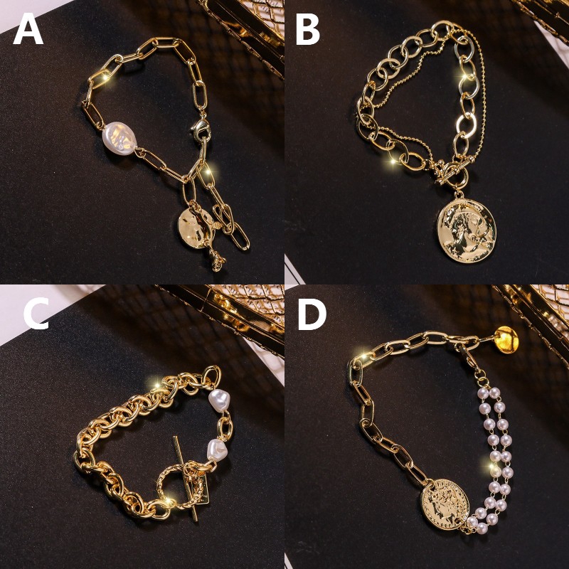 Vòng tay hợp kim dạng dây xích sang trọng | BigBuy360 - bigbuy360.vn