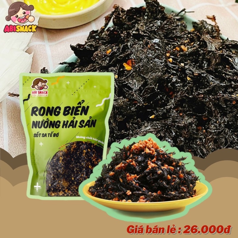 [ABI SNACK] RONG BIỂN HẢI SẢN SỐT SATE BƠ