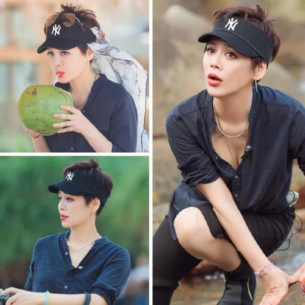 Nón Nửa Đầu Tennis Thêu Chữ N,yY Mũ Lưỡi Trai Thể Thao Chất Kaki BL135