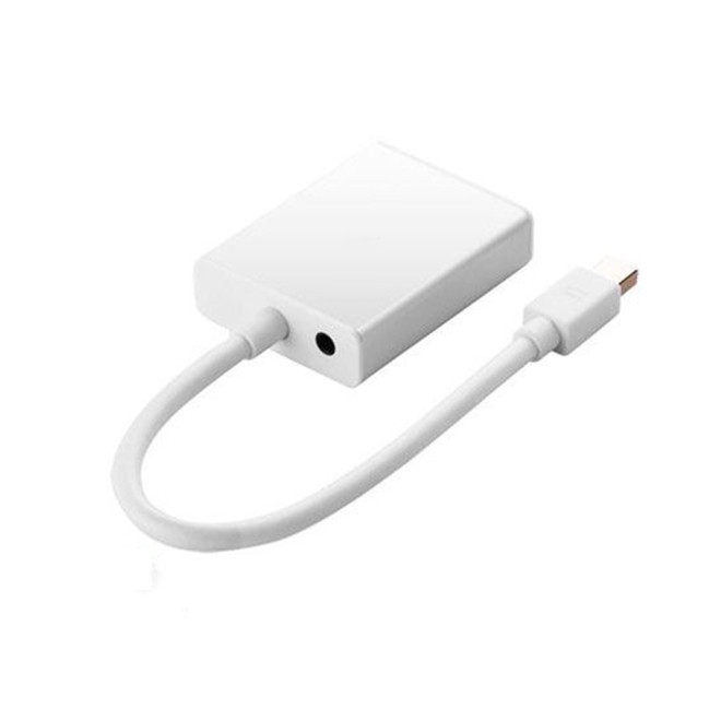 [Mã ELHACE giảm 4% đơn 300K] Cáp mini dp to vga, mini displayport ra vga, mini dp sang vga (đầu cái) có âm thanh