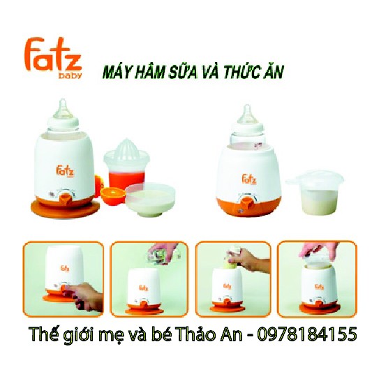 Máy hâm sữa Fatz 4 chức năng 4in1, sỉ Ib