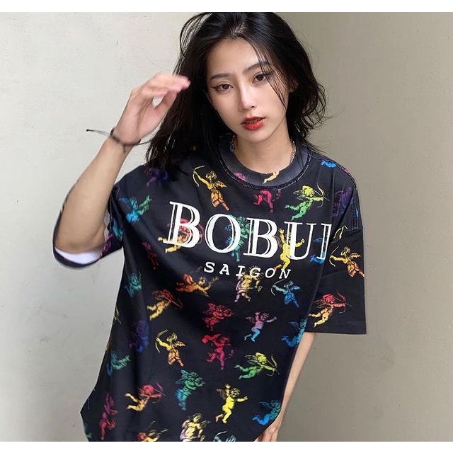 Áo thiên thần BOBUI đen chuẩn REAL