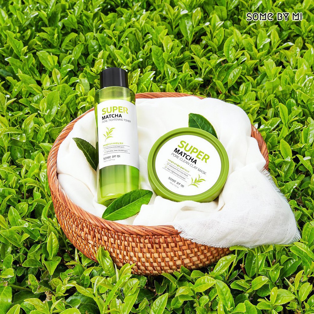 Mặt Nạ Đất Sét Trà Xanh Giúp Thu Nhỏ Lỗ Chân Lông, Loại Bỏ Mụn Đầu Đen Some By Mi Super Matcha  Pore Clean Clay Mask | BigBuy360 - bigbuy360.vn