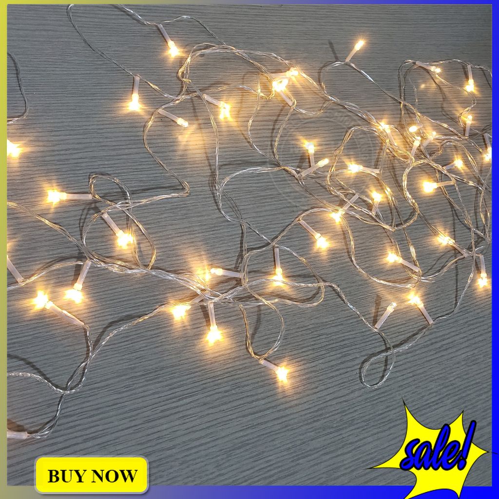 Dây đèn led trang trí phòng ngủ phòng khách ngoài trời trang trí cây thông noel decor phòng 8m siêu đẹp