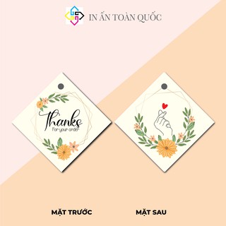 NHÃN MÁC TAG QUẦN ÁO giúp nâng cao thương hiệu quần áo - Giấy bìa cứng sang trọng 100 cái mẫu 20