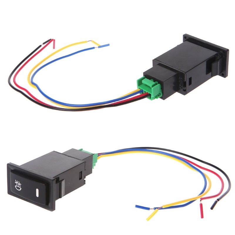 Công tắc đèn gầm đèn sương mù toyota mitsubishi lắp zin lỗ chờ trong tap lô xe