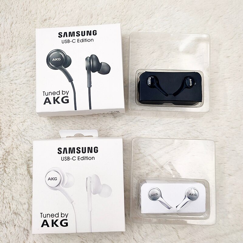 AKG Tai Nghe Nhét Tai Loại c Có Dây & mic Cho samsung galaxy note 10 s21 s21 s20 ultra s20 s20 + s20fe a90 a80