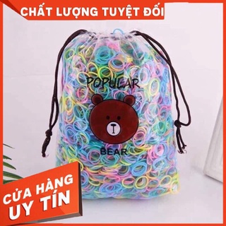 HH Set 4000 thun cột tóc nhiều màu cho bé