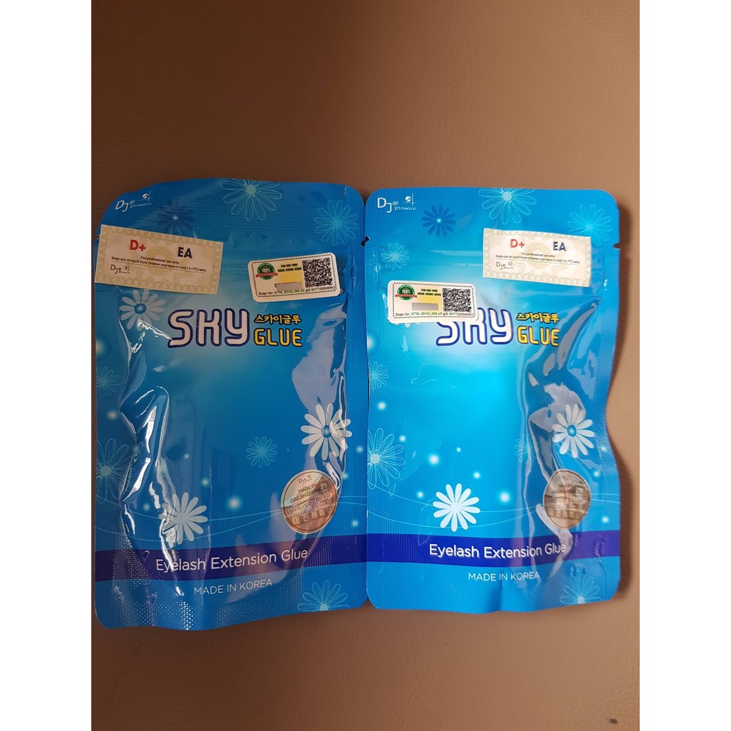 Keo nối mi sky D+ khô 3-4 s chính hãng