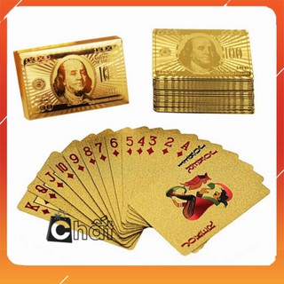 Bộ bài lơ khơ mạ vàng cao cấp |