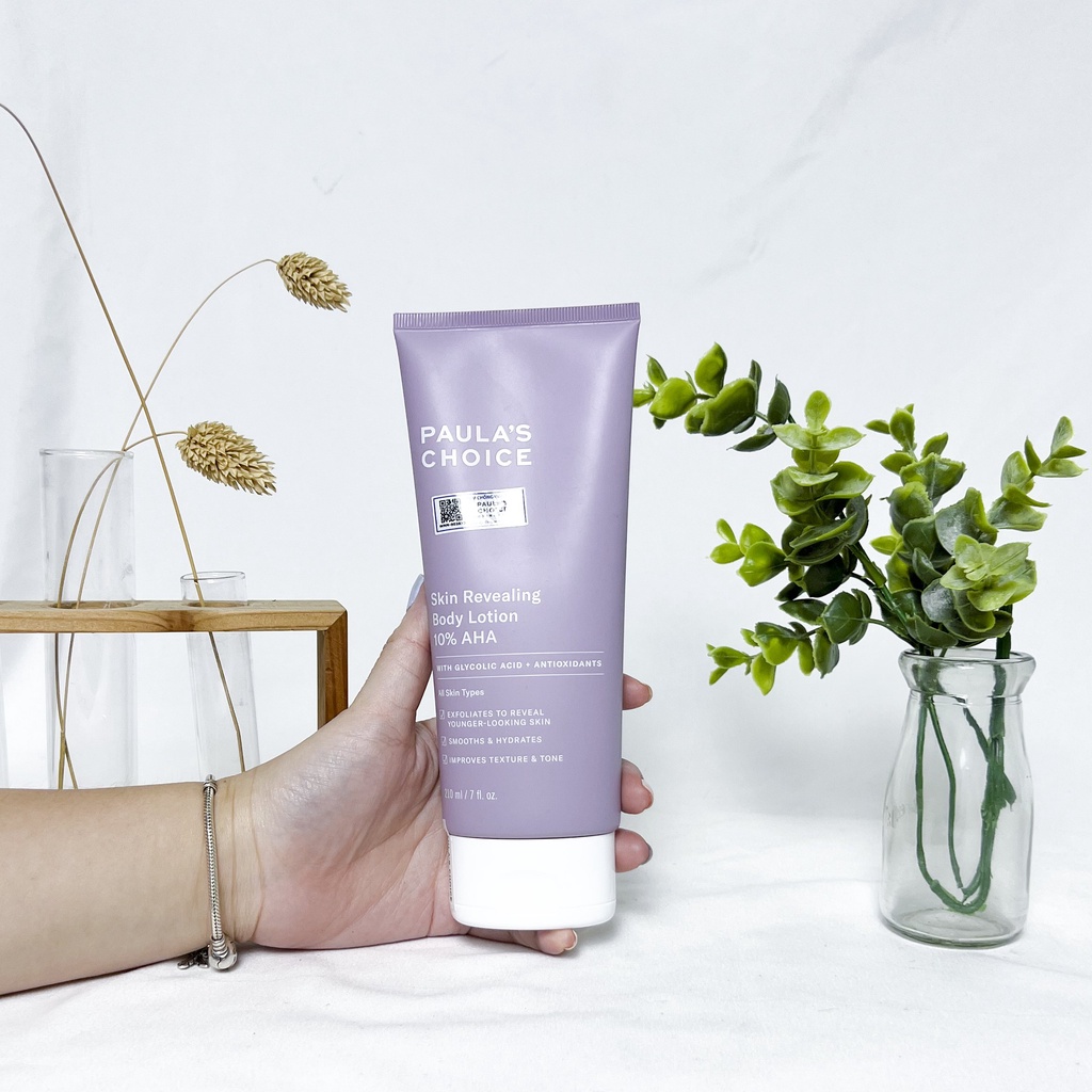 Kem dưỡng thể làm sáng da chứa 10% AHA Paula's Choice Skin Revealing Body Lotion 10% AHA